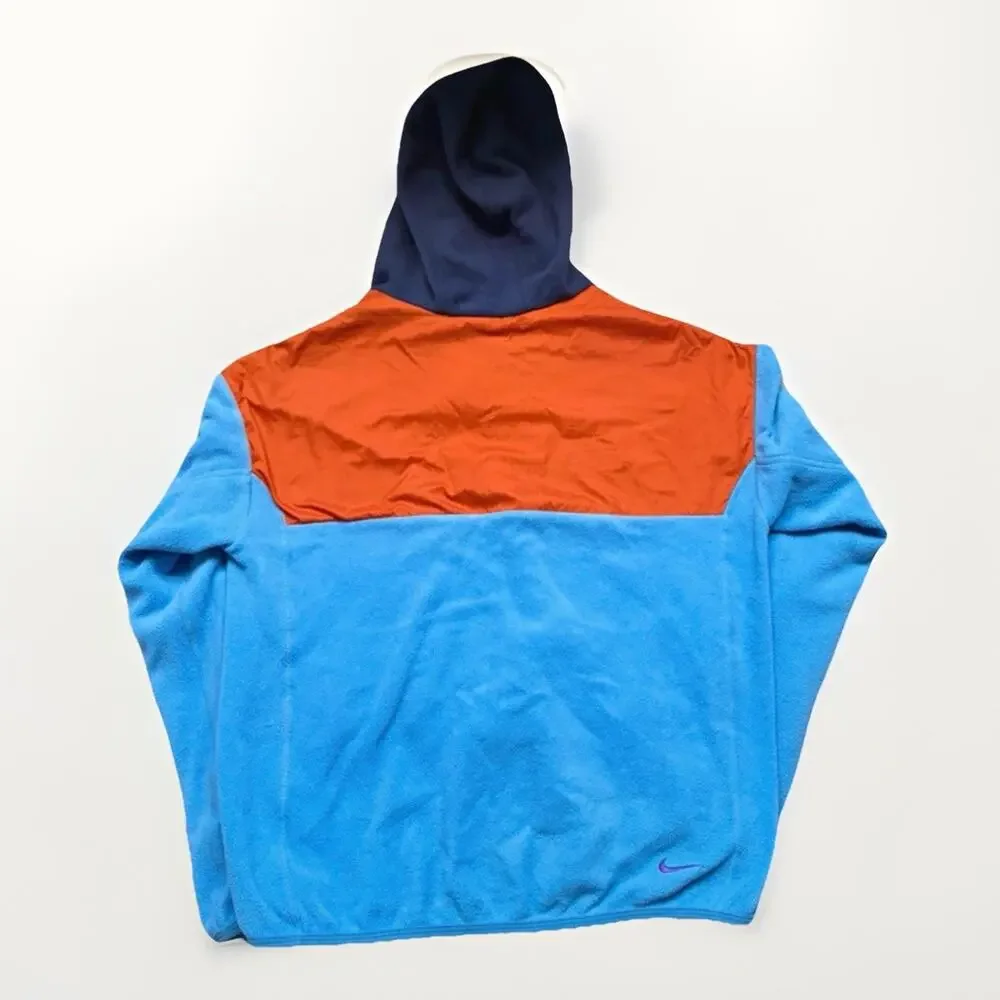 Nike ACG Wolf Tree Fleece Hoodie Youth XL Blue Orange Gorpcore Full Zip
